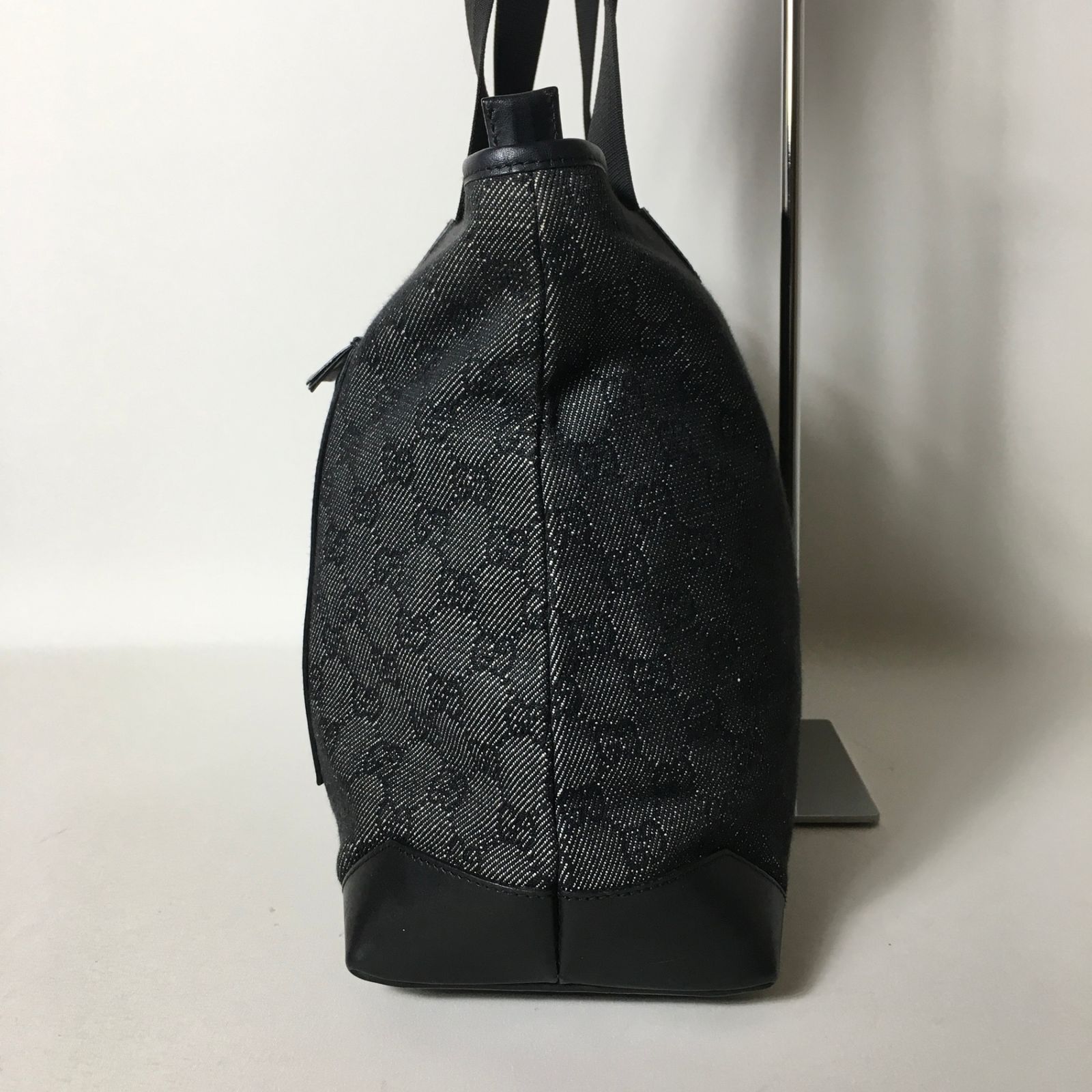 2507-236｜美品｜グッチ GGキャンバス トートバッグ ブラック 2507-236｜美品｜グッチ GGキャンバス トートバッグ ブラック