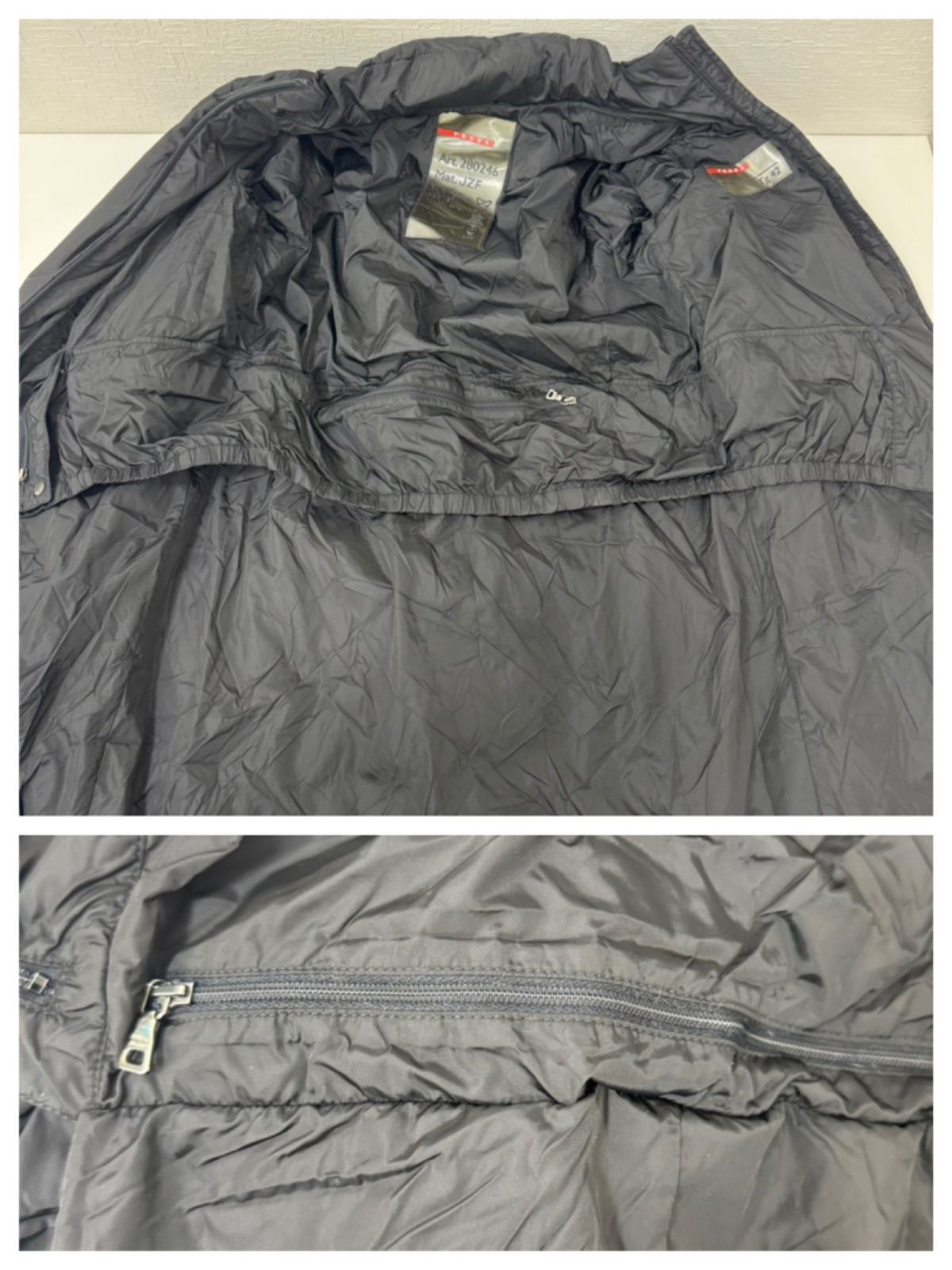 PRADA プラダスポーツ　ナイロン　ロングコート PRADA プラダスポーツ ナイロン ロングコート