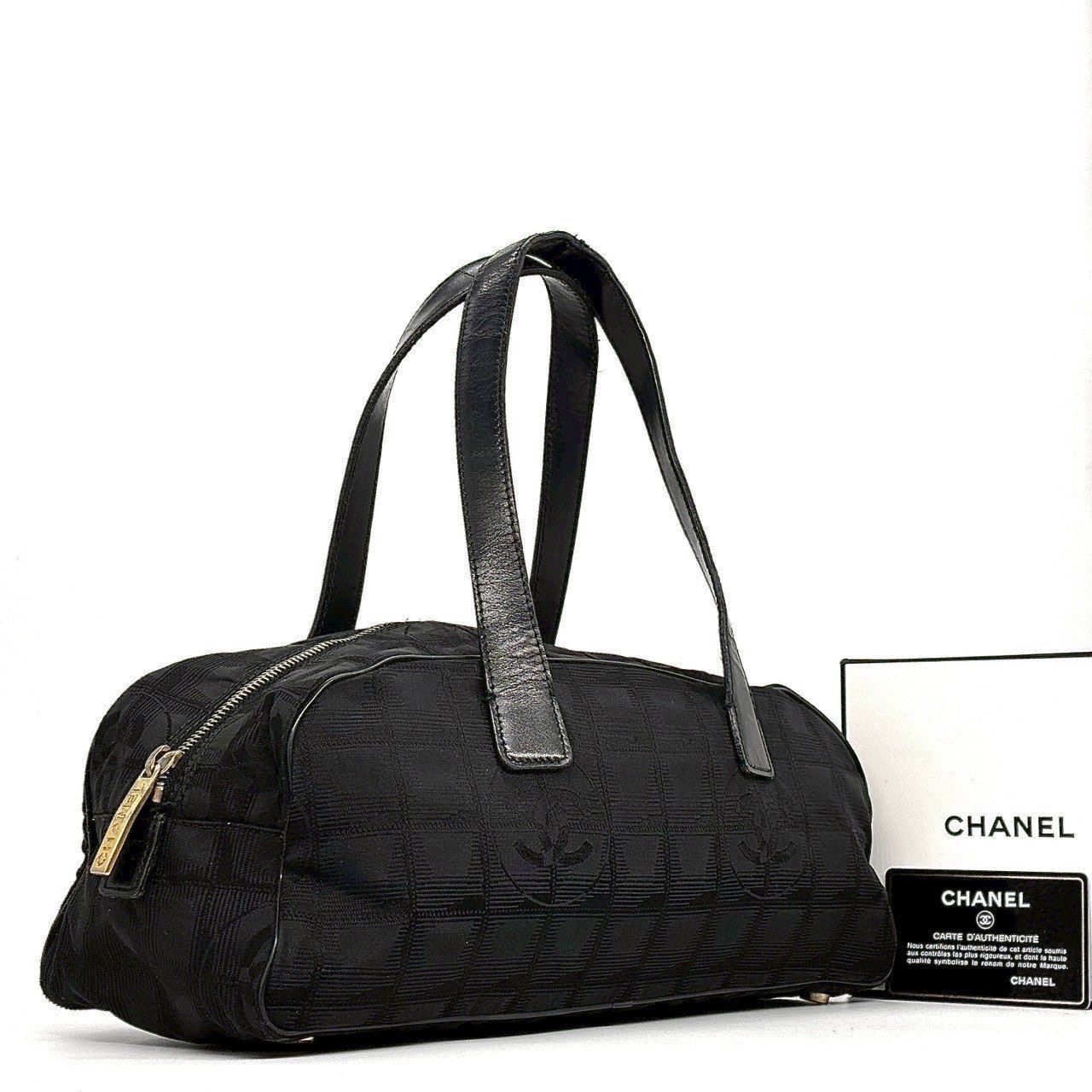 CHANEL シャネル　ハンドバッグ ミニボストン ニュートラベルライン CHANEL シャネル ニュートラベルライン ブラック ミニボストン