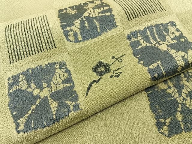 平和屋着物□訪問着 作家物 枝葉文 金彩 ますいわ屋扱い 正絹