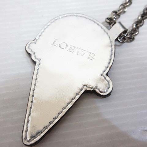 送料関税込♪【Loewe】アイスクリームチャーム アイスクリーム チャーム（クラシックカーフ） ピンク - LOEWE