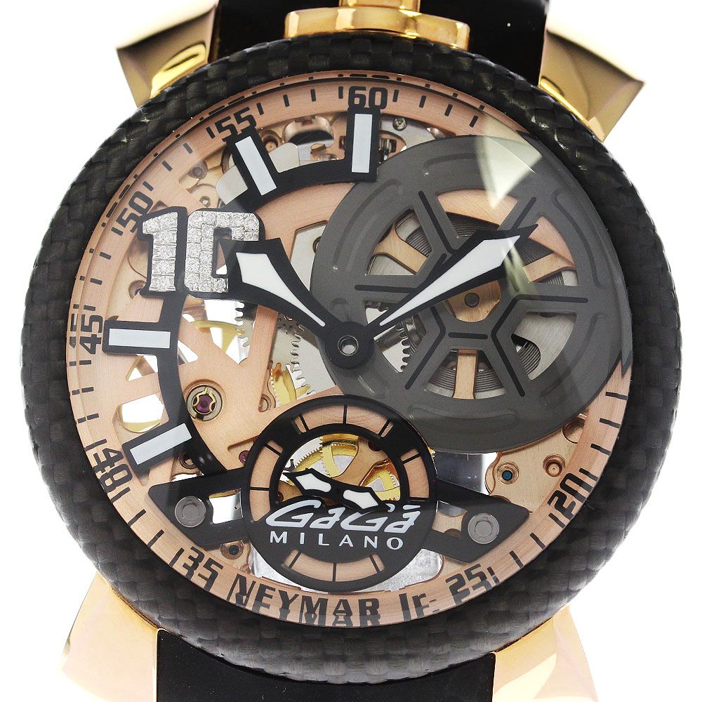 限定品】GaGa MILANO マヌアーレ48MM ネイマール 500本限定 ガガミラノ