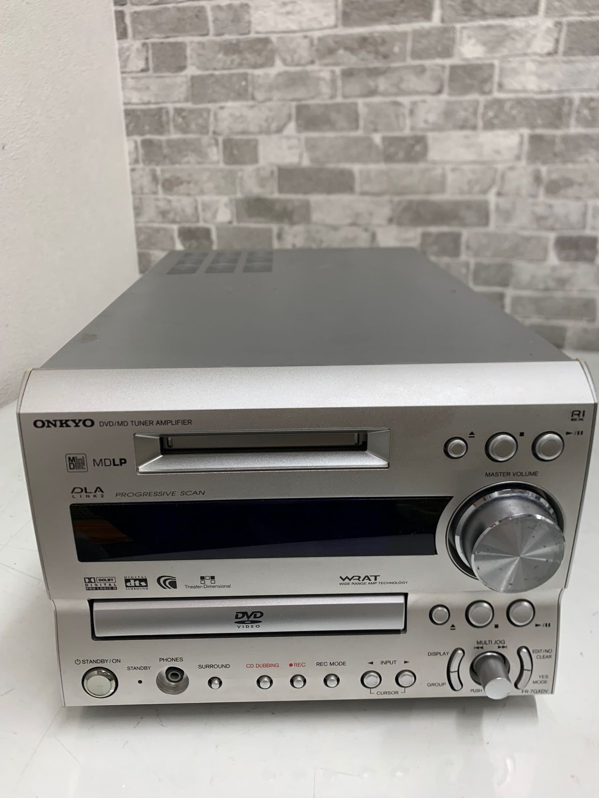 ONKYOオンキョーFR-X7DV DVD/MDチューナーアンプ ステレオ工房 ポニー：ONKYO_FR-X7DV_007