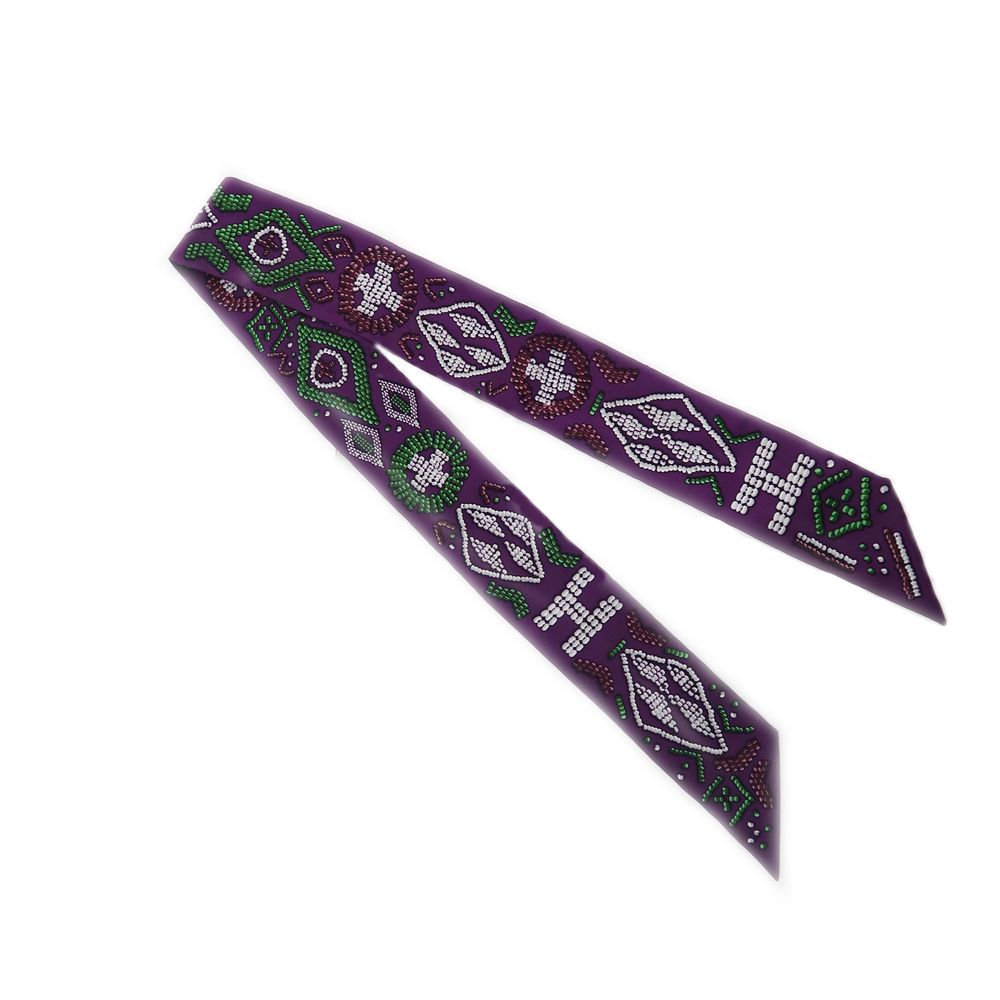 名東】【HERMES】エルメス ツイリー ケリーアンペルル パープル系