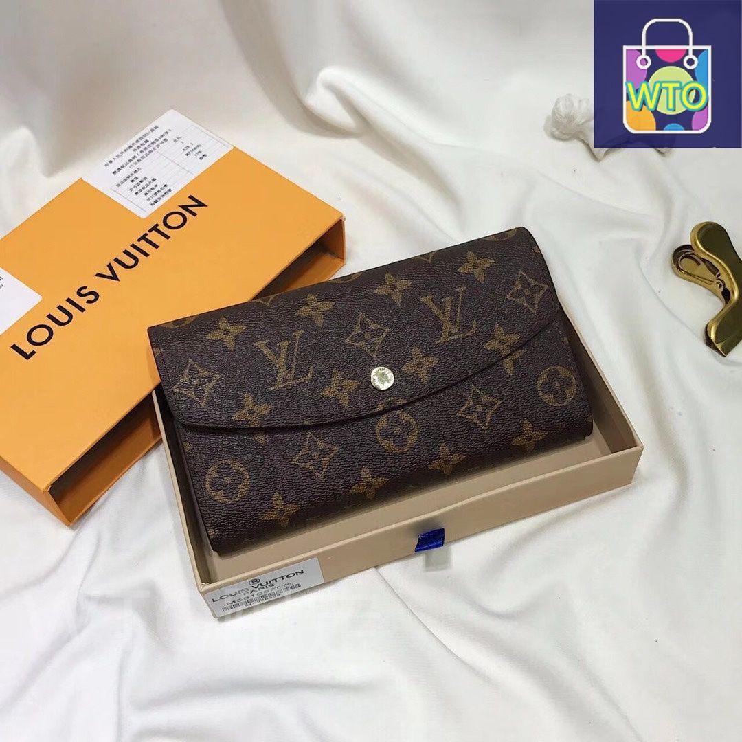 今日 LV 58108 黒 × 赤 三折り財布 全国 一部除く