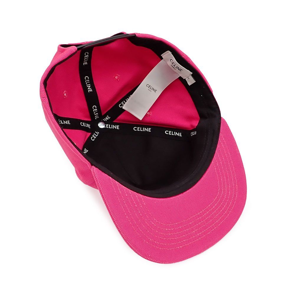 CELINE ピンク ベースボールキャップ Mサイズ CELINE ピンク ベース