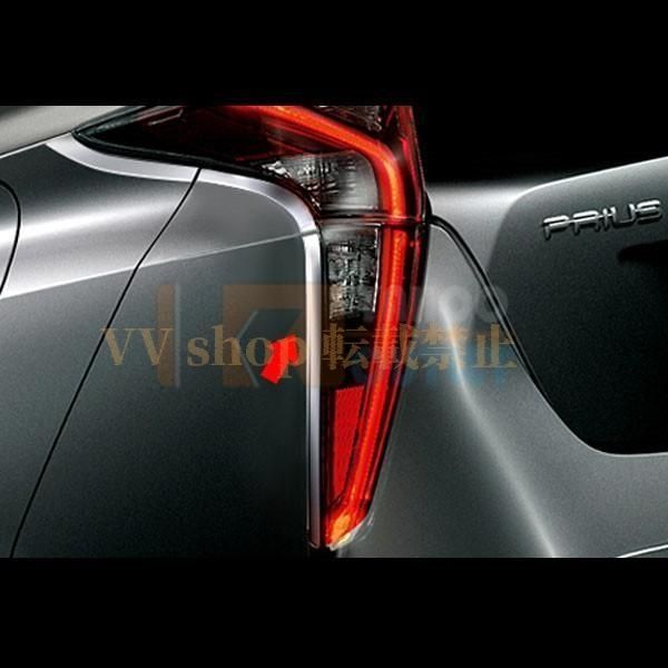 プリウス 50系 H27.12 テールライトトリム リア ガーニッシュ ステンレス 鏡面 メッキ カスタム パーツ 外装 6pcs EX615 WWW_NOITHATQUANGTHANH_NET