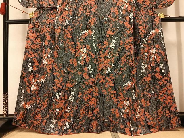 たたき染め 黒地