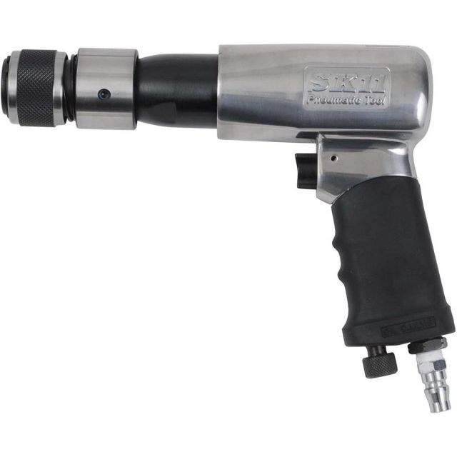 SK11 エアハンマーPRO ポイントチゼル2本 フラットチゼル2本 メタルシートチゼル1本 AHM-881K ハツリ作業 金属の切断 ハイパワー