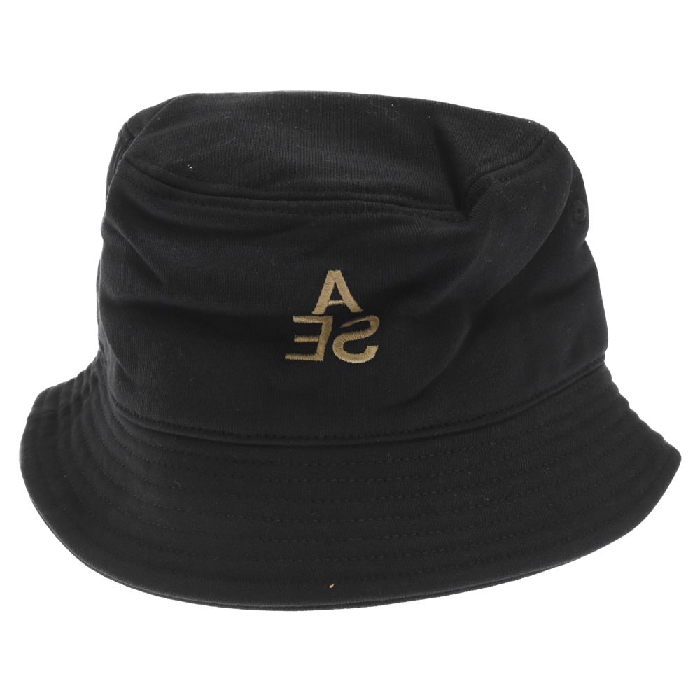 WIND AND SEA (ウィンダンシー) WDS(A32) SWEAT BUCKET HAT ロゴ刺繍 スウェット バケットハット 帽子 ブラック WDS-20A-GD-01