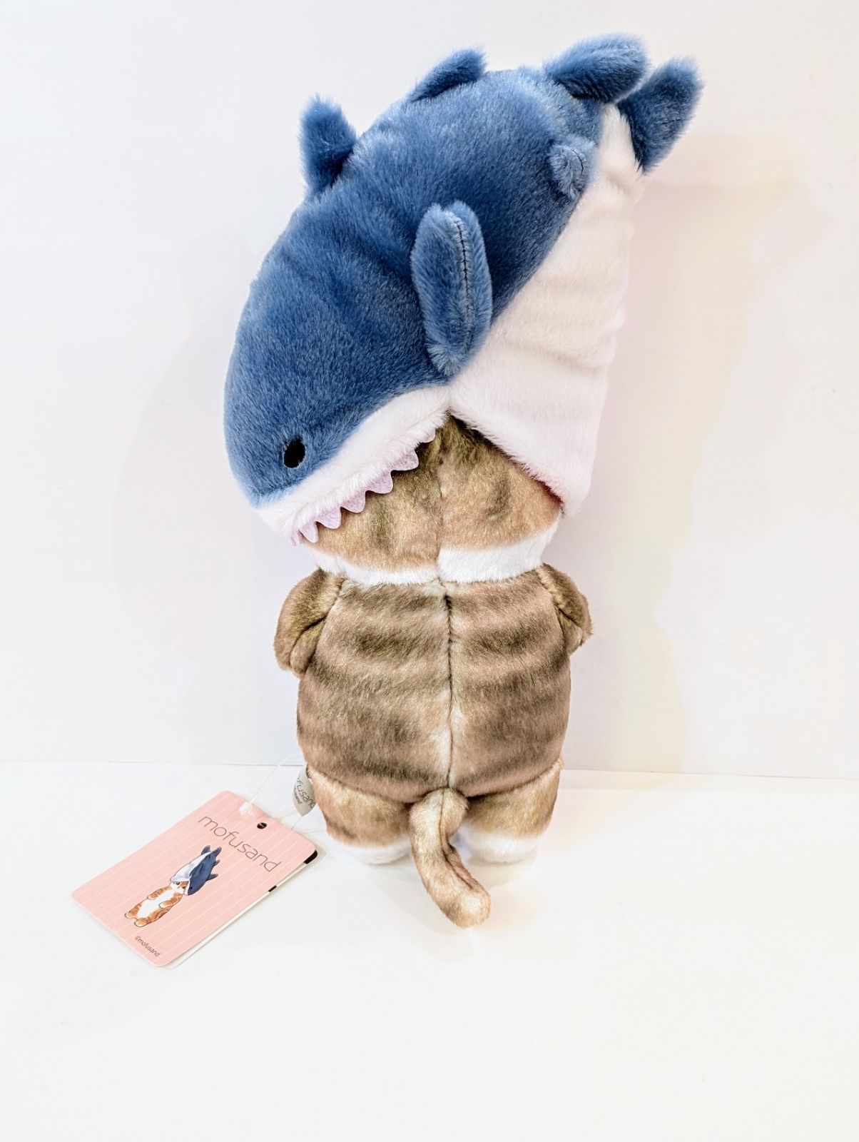 mofusand ぽてたまぬいぐるみ 噛みつきサメにゃん ベージュ