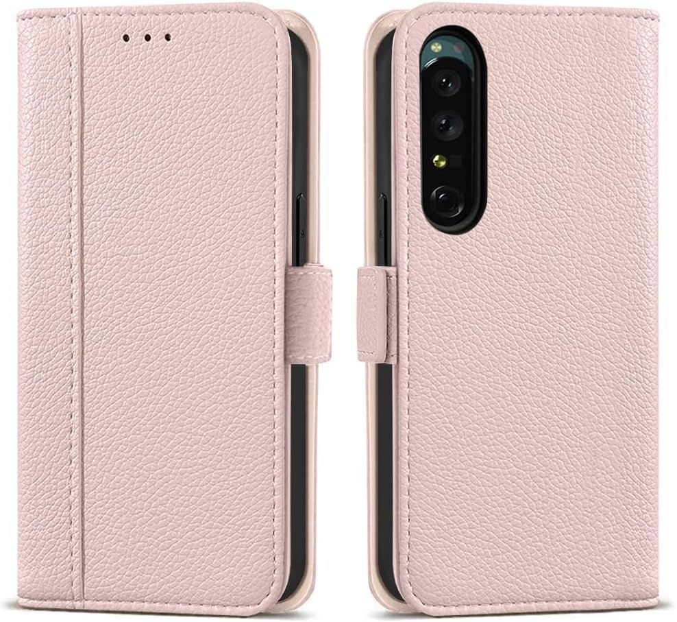 【特別セール】Sony Xperia 1 IV ケース エクスペリア 1 IV ケース - スマホケース 手帳型 SO-51C カード収納 スタンド機能 携帯カバー SOG06 マグネット式 高級PUレザー TPU素材 耐衝撃 ストラップホール付き 財布
