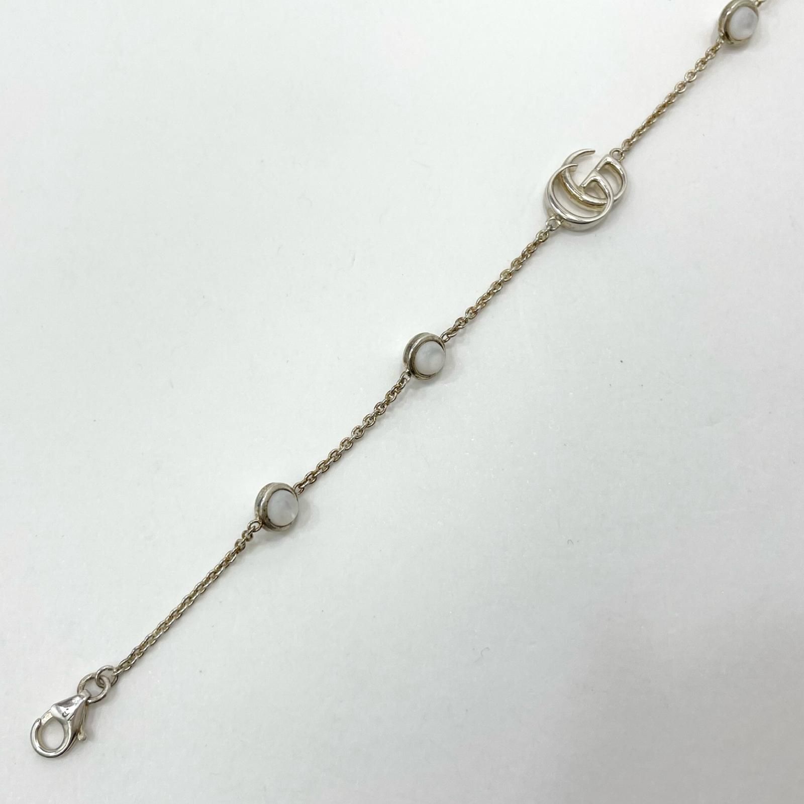 中古】GUCCI | グッチ ダブルG マザー・オブ・パール ブレスレット 