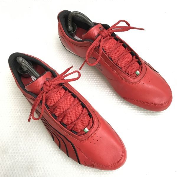 PUMA|Ferrari Drift Cat4|ドライビングシューズ|レザースニーカー 28.0|red|赤 Rosso Corsaフェラーリ|sneakers|Shoes|trainers◆bG-071