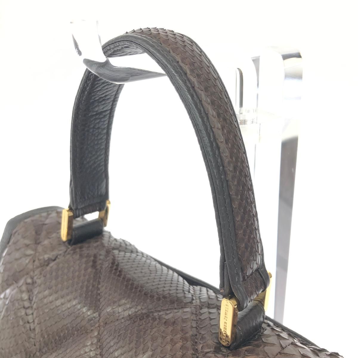 良好 LEATHER JEWELS レザージュエルズ 2WAYバッグ ブラウン レザー 