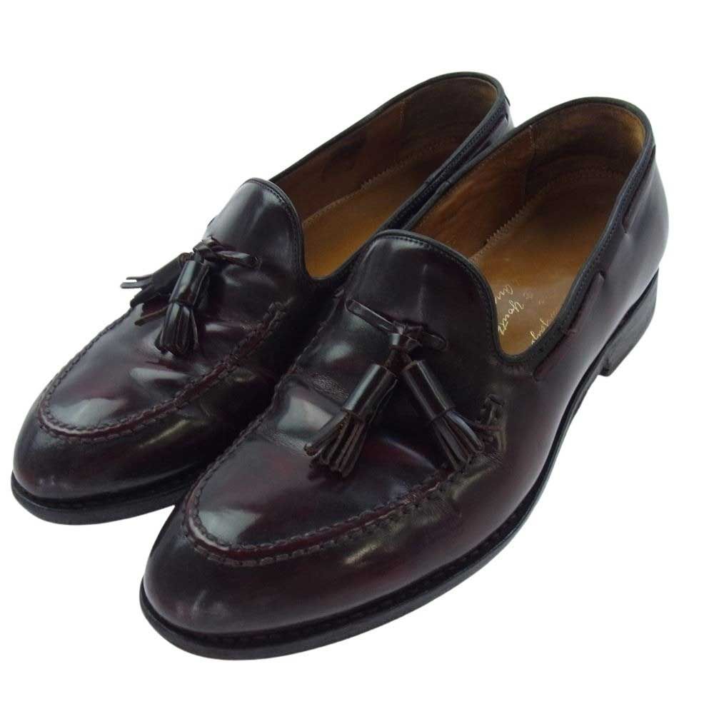 JALAN SRIWIJAYA ジャランスリウァヤ 98629 BEAUTYu0026YOUTH 別注 Uチップ タッセル ローファー ワインレッド系 7.5【中古】