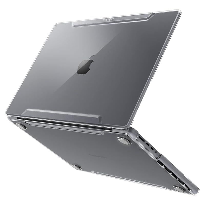 Spigen Macbook Pro 14インチ ケース ハードシェルケース A2442 with M4 | M4 Pro | M4 Pro Max 2025 | M3 シリーズ | M2 シリーズ | M1 シリーズ 2025|2025|2021 1