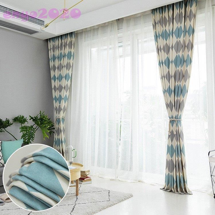 昭和　レトロ　ビーズ　玉のれん クリア×ブルー 古民家　古雑貨　インテリア 昭和 レトロ ビーズ 玉のれん クリア×ブルー 古民家 古雑貨