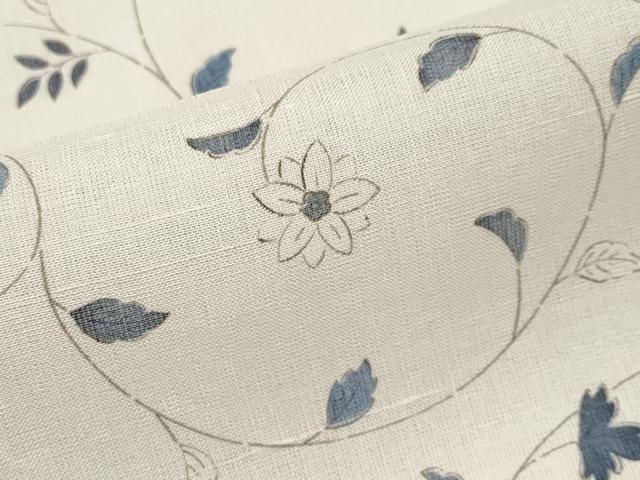 平和屋本店□極上 夏物 染織の名門 しょうざん 生紬 訪問着 人物風景