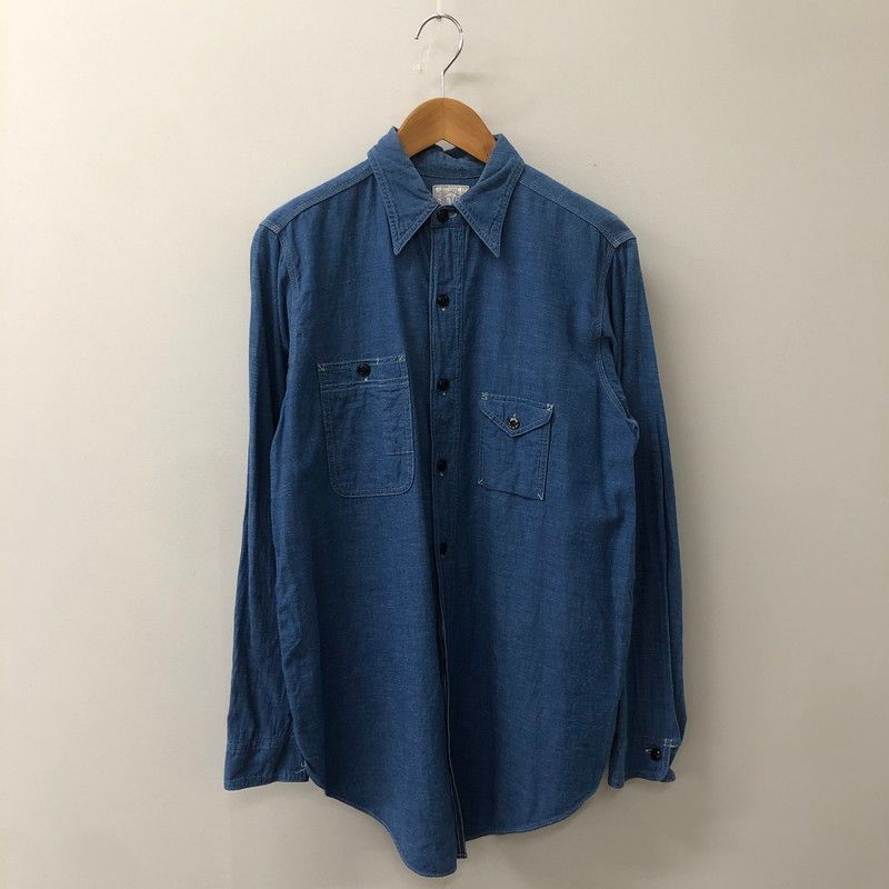 品 ANATOMICA アナトミカ × BIG YANK ビッグヤンク 別注 コラボ WORK SHIRT 1935 530-482-18 ワーク シャツ 1935 長袖 トップス 復刻 ベタシャン 140-250917-KS-05-tei