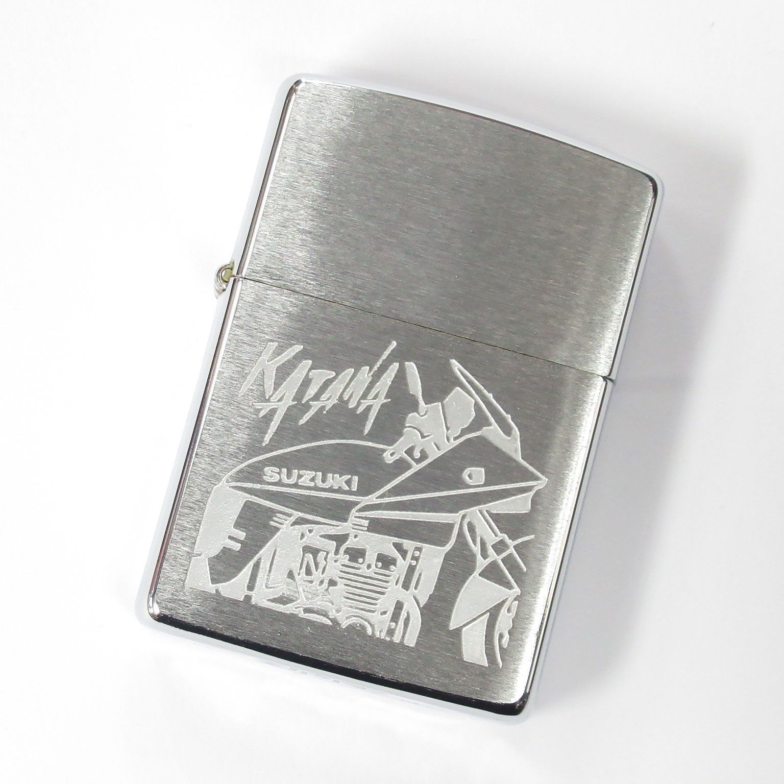 Zippo ジッポーライター SUZUKI KATANA 1993年製 クローム サテーナ 銀 シルバー - メルカリ