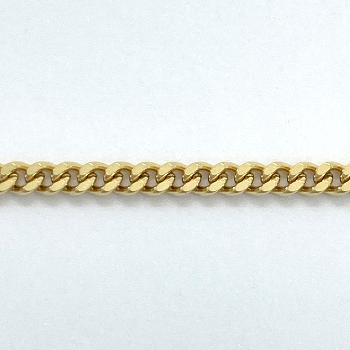 5khd100】喜平 ネックレス K18 ゴールド 2面 シングル 54.5cm 9g