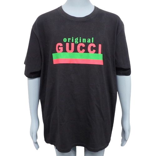 GUCCI(グッチ) original GUCCI' プリント オーバーサイズ Tシャツ