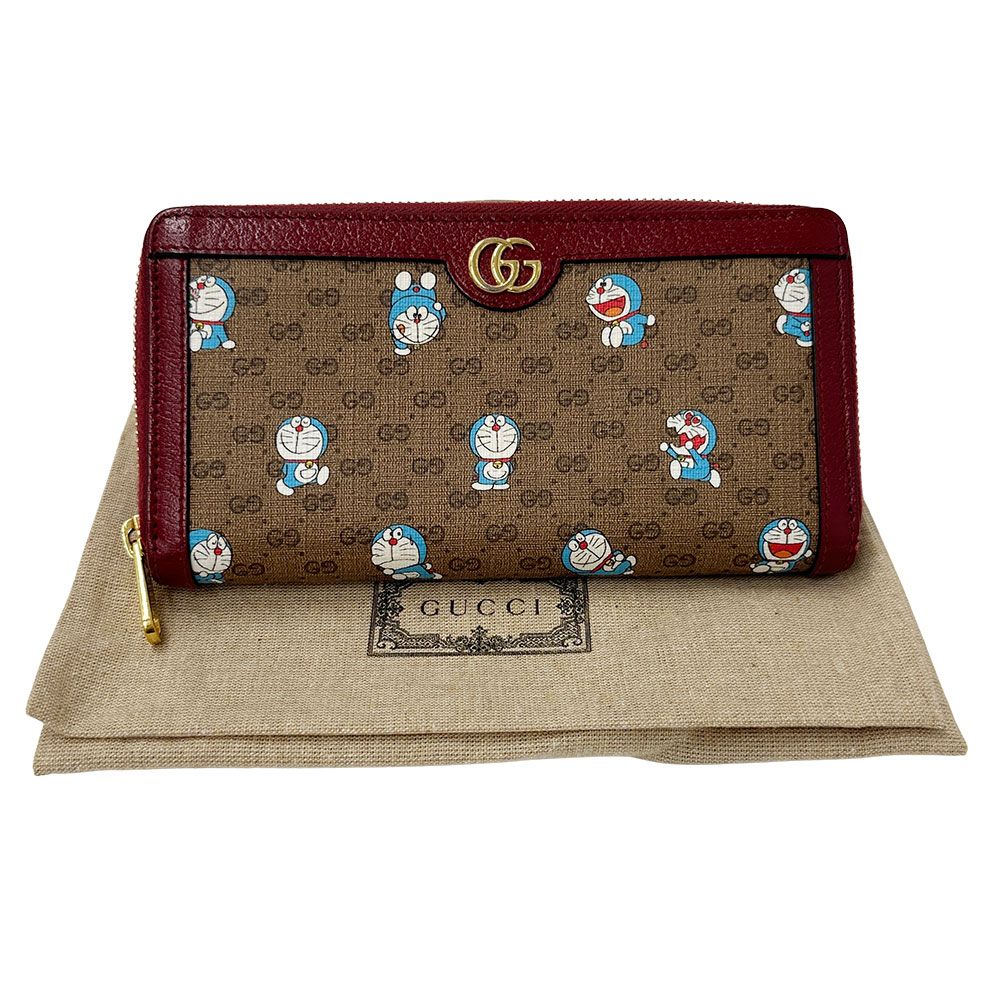 グッチ GUCCI 財布 レディース ブランド ドラえもん 長財布 PVC