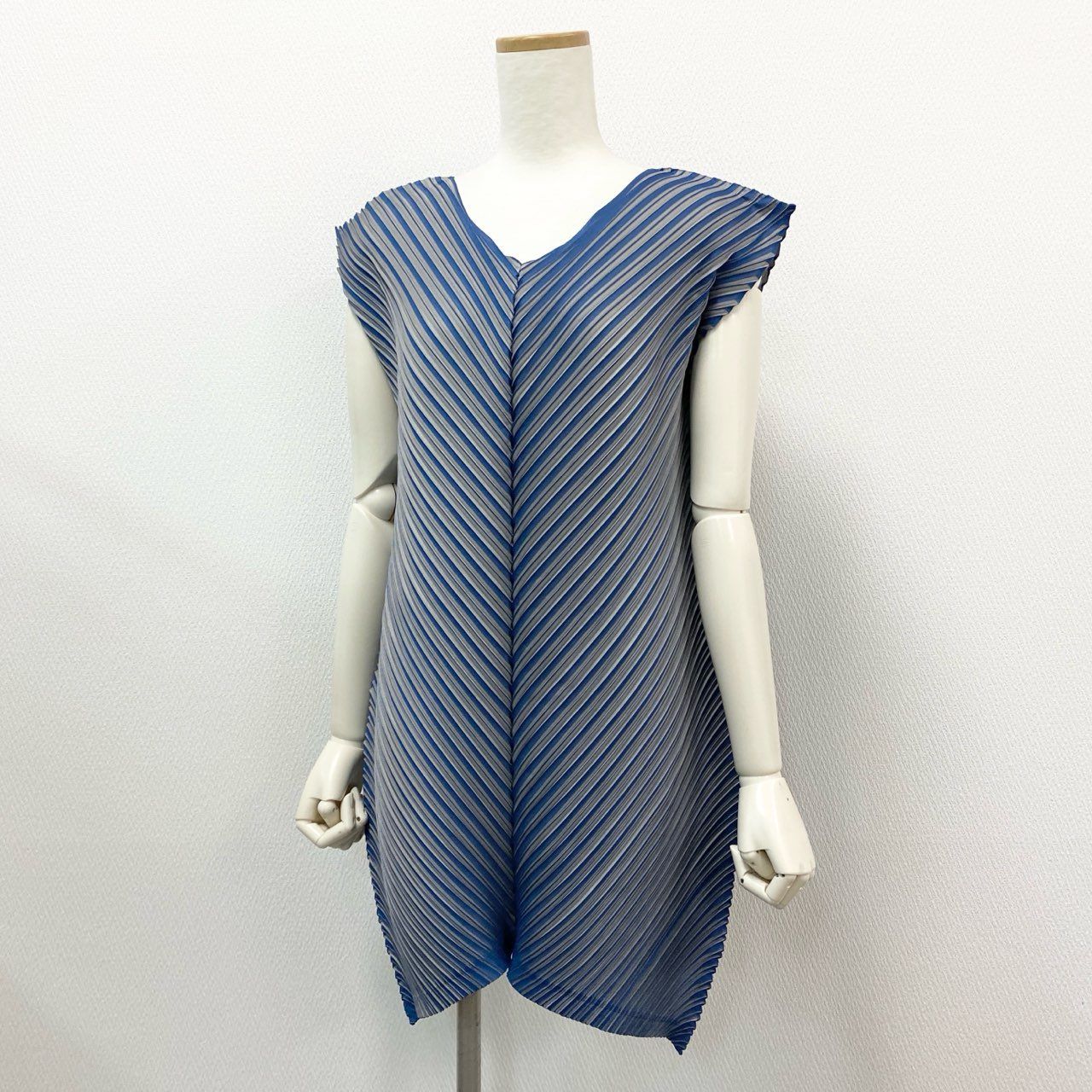 ISSEY MIYAKE プリーツプリーズ ノースリーブ ワンピースチュニック