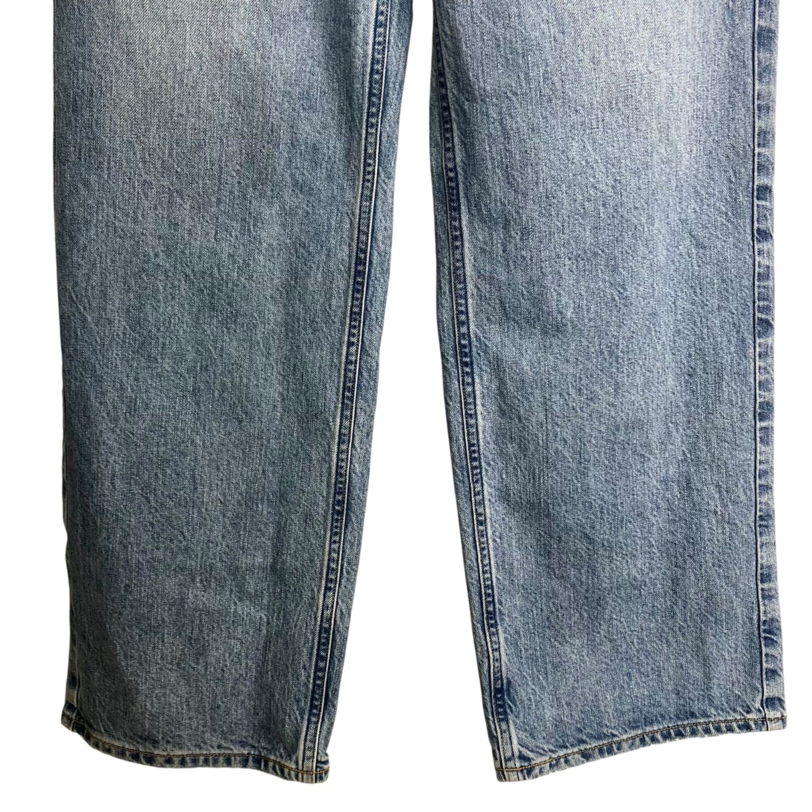 シンチバック 新型ワイドテーパードデニムパンツ