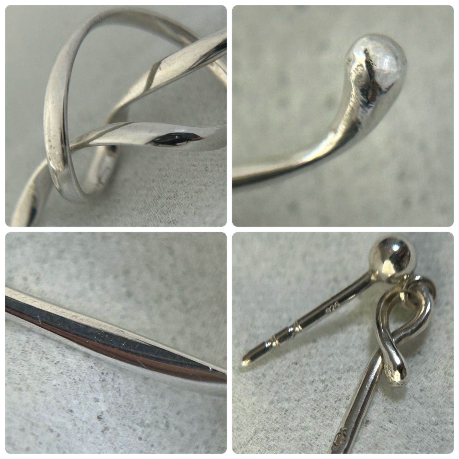 要状態確認】 ジョージジェンセン 希少 ピアス フォーゲット ミー 