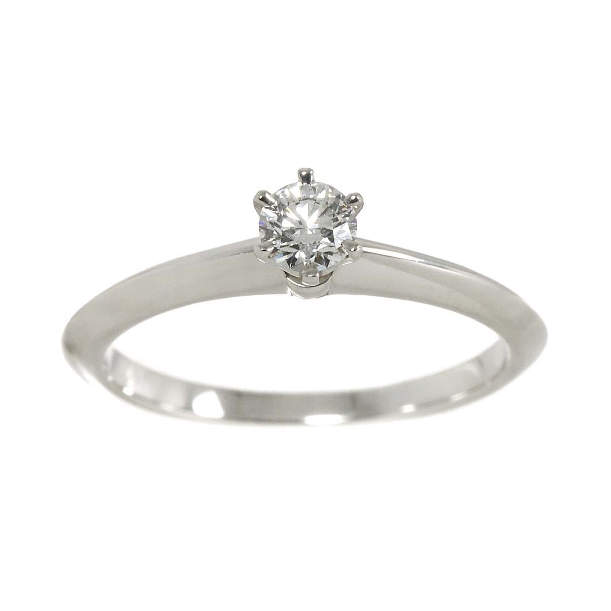 TIFFANY&Co. ドッツソリティアリング リング・指輪 ティファニー TIFFANY&CO. ソリティア 12号 リング ダイヤ 0.23