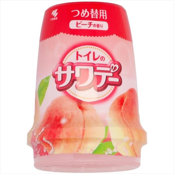 まとめ買い-28点セット サワデー つめ替用 気分はじけるピーチの香り 小林製薬 芳香剤 トイレ用