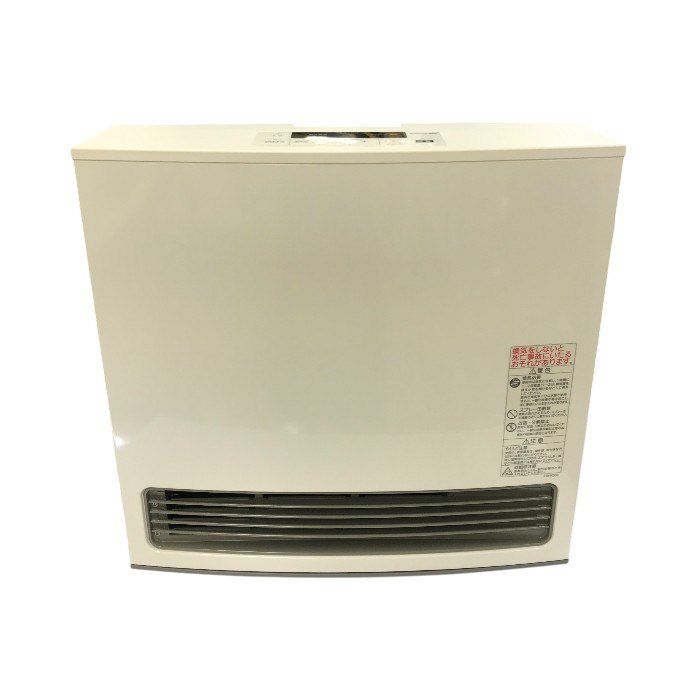 大阪ガス ガスファンヒーター ホワイト 都市ガス用 12A|13A エコモード スポット暖房 140-6123 T1