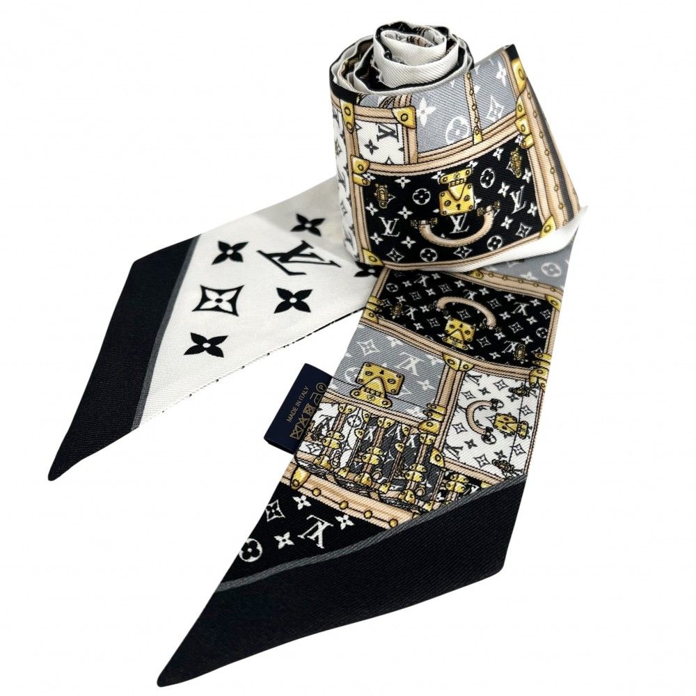 【極美品】LOUIS VUITTON バンドー BB・レッツ ゴー モノグラム ルイヴィトン スカーフ レディース モノグラム バンドーBB