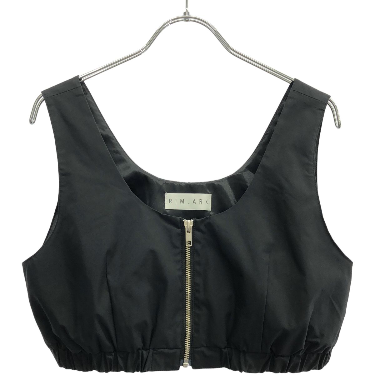 RIM.ARK リムアーク 25SS Sporty chic bustier フロントジップビスチェ  