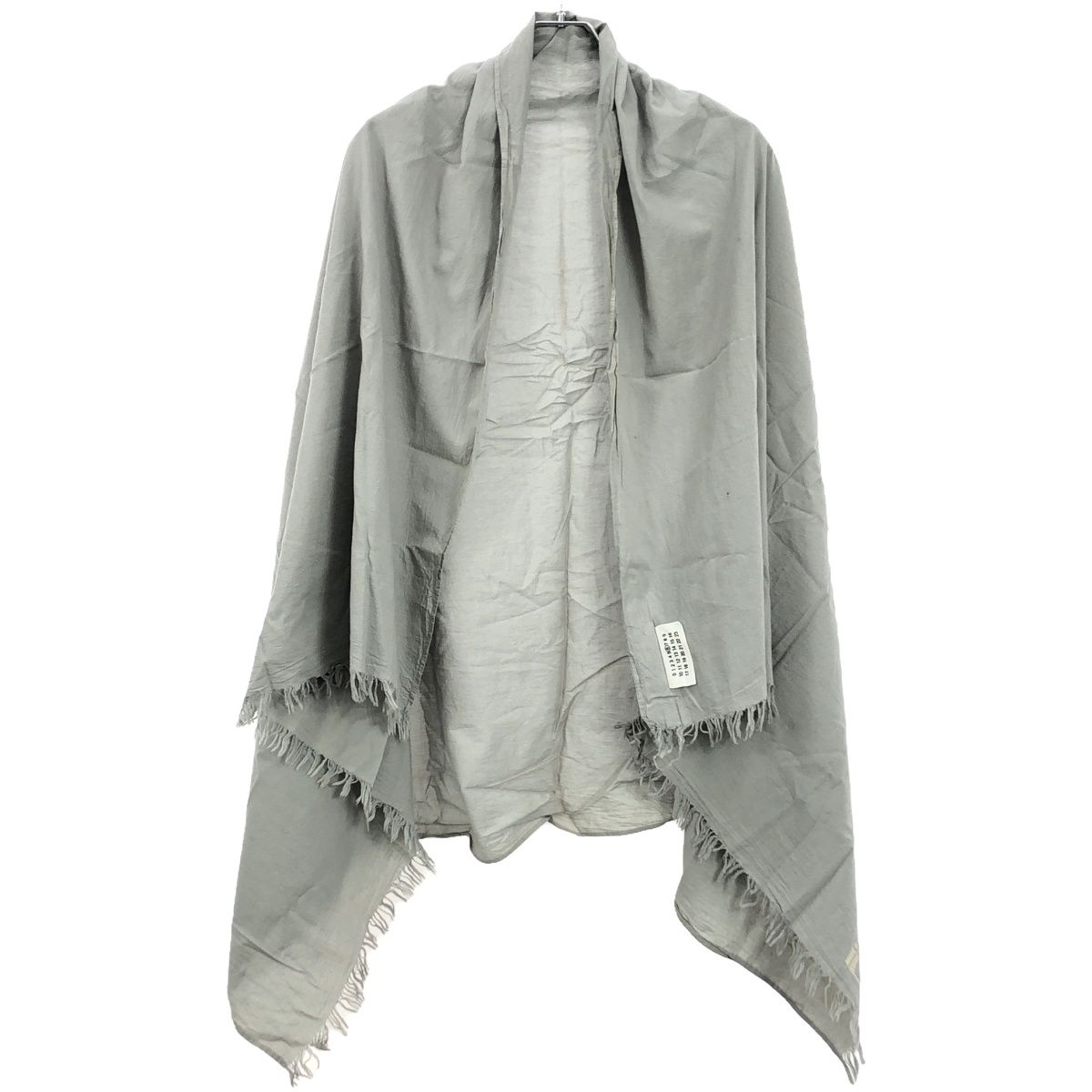 Maison Martin Margiela 6 メゾン マルタン マルジェラ 6 3WAYウール大判マフラー  グレー