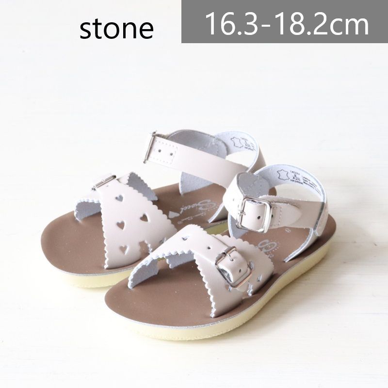 saltwater ソルトウォーター sweetheart stone size 9 11 16 3 18 2 cm 靴 キッズ サンダル