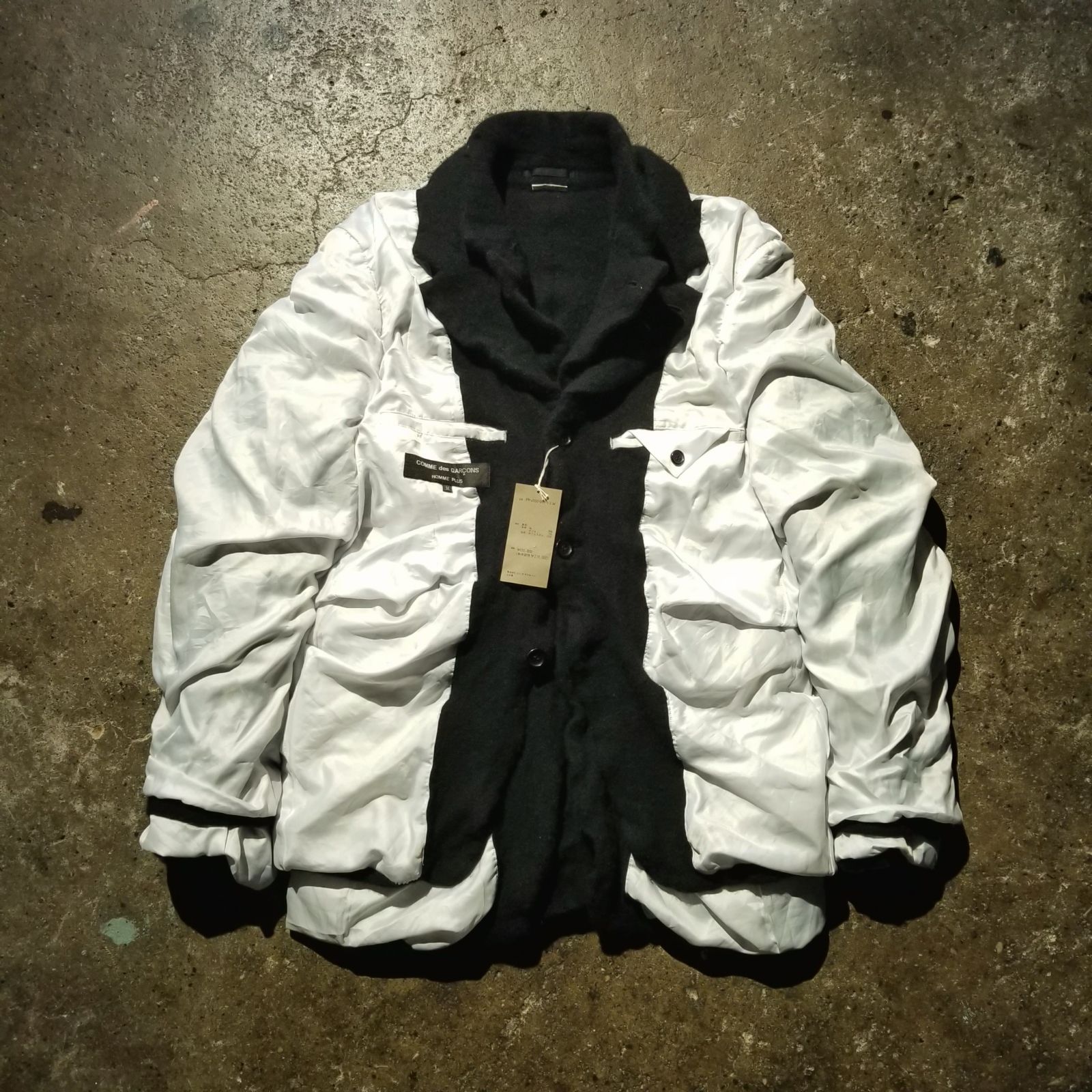 コムデギャルソンオムプリュス縮絨ジャケット2024aw