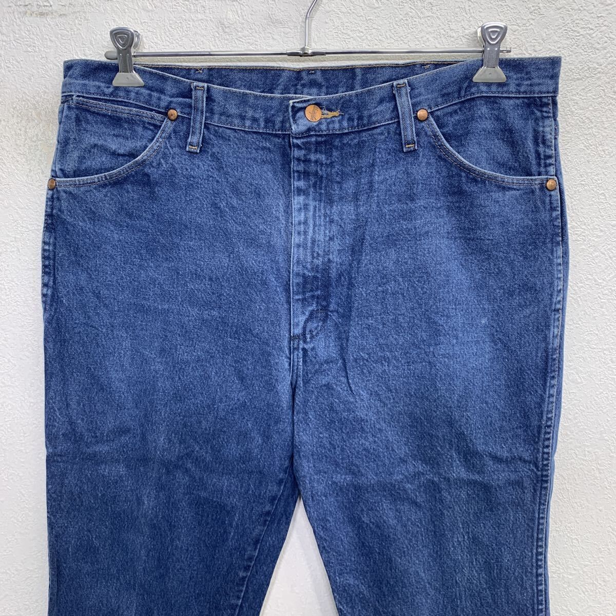Wrangler デニムパンツ W38 インディゴブルー ラングラー ジップアップ 