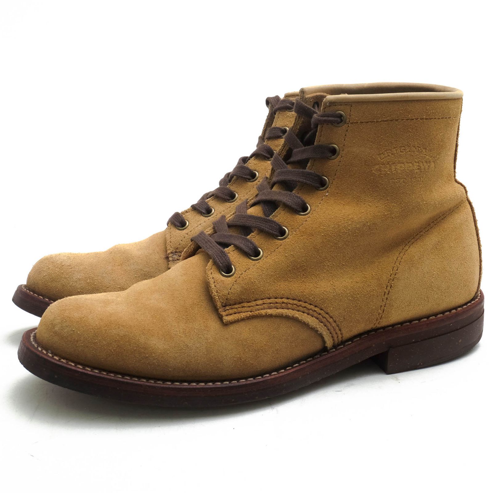 チペワ／CHIPPEWA ワークブーツ シューズ 靴 メンズ 男性 男性用 スエード スウェード レザー 革 本革 ベージュ  1901M27 6inch Utility Boots 6インチ ユーティリティーブーツ サービスブーツ Vibramソー