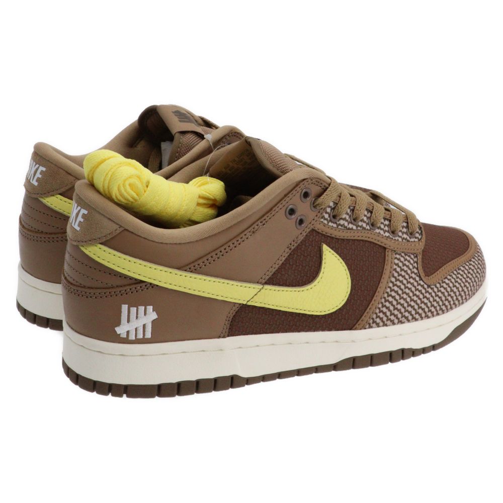 NIKE (ナイキ) ×UNDEFEATED Dunk Low SP Canteen Lemon Frost Palomino ダンク ロー SP  キャンティーン レモンフロスト パロミノ ローカットスニーカー DH3061-200 - メルカリ