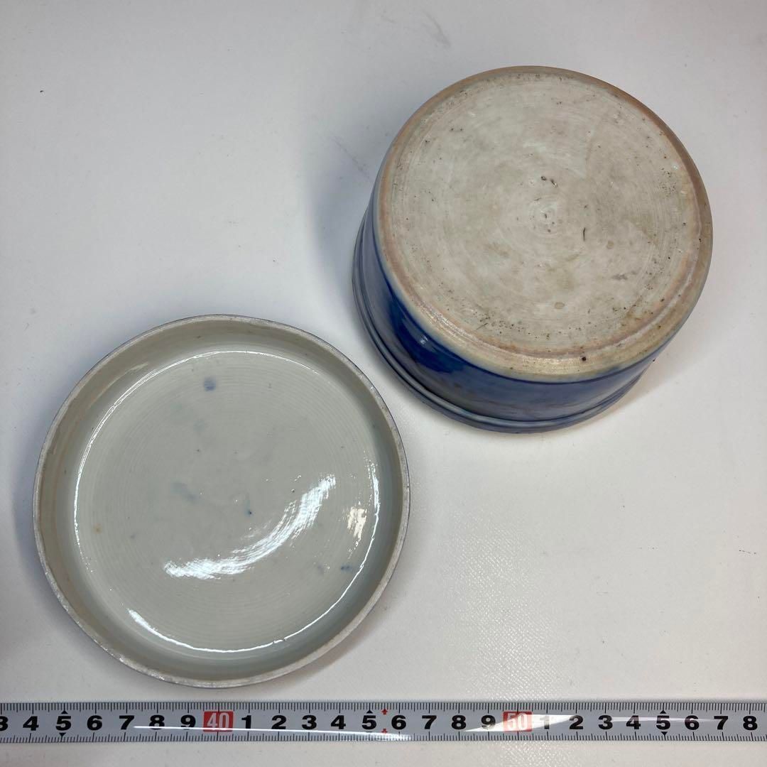 ・中国清時代　青華　龍図　蓋物　タカト　本さ5-0518☆ 中国清時代 青華 龍図 蓋物 タカト 本さ5-0518☆ - メルカリ