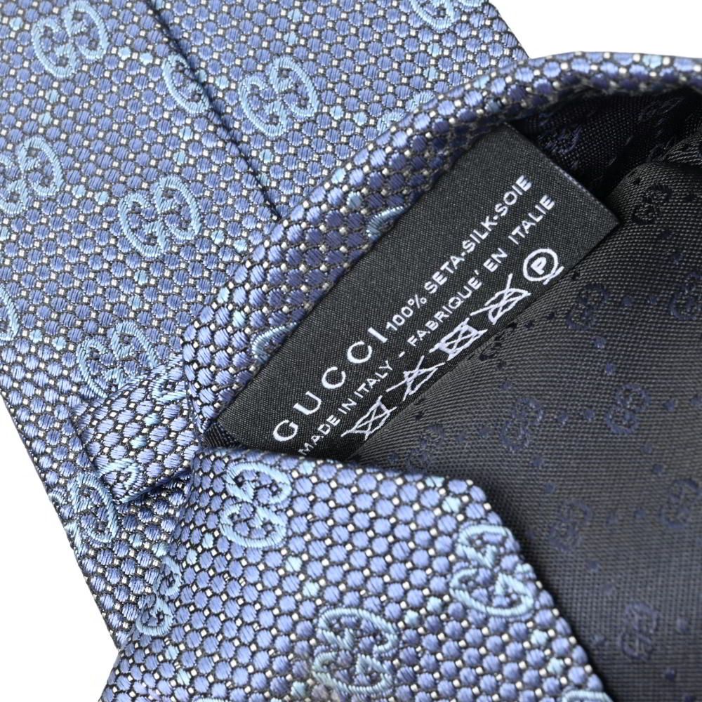 美品　GUCCI/グッチ GGパターン ネクタイ GUCCI GGパターン シルク ネクタイ - メルカリ