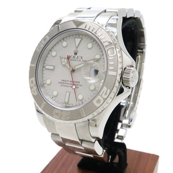 キーホルダー ロレックス ヨットマスターロレジウム 40mm 16622 メンズ 腕時計