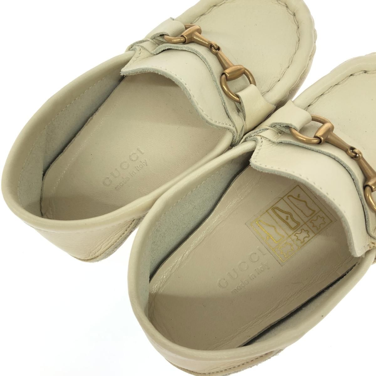  GUCCI グッチ ファーストシューズ ホースビット ホワイト キッズ ファーストシューズ ベビーシューズ