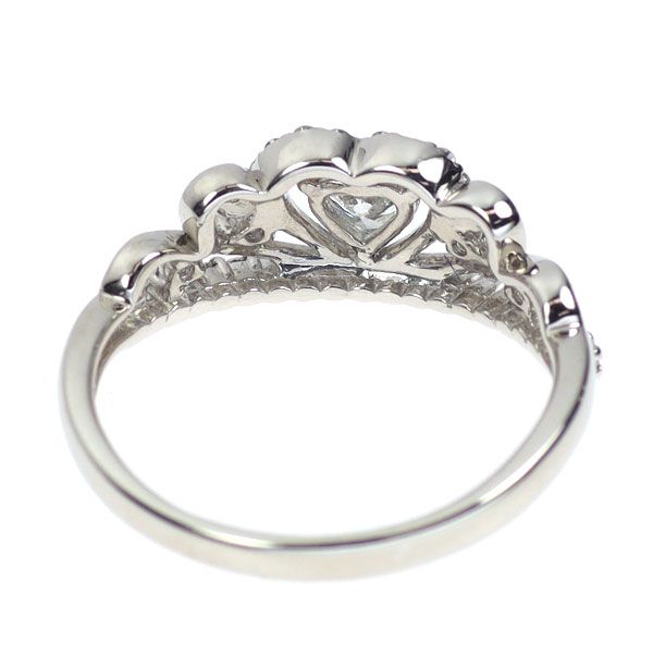 ハートシェイプサファイア ダイヤモンドリング SA 1.362ct D