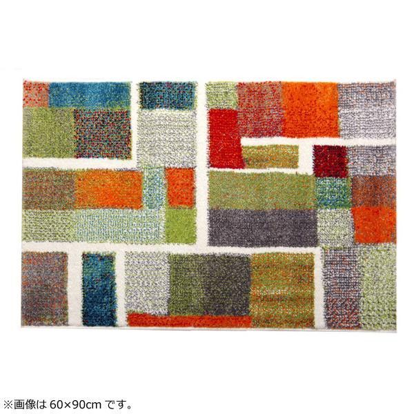  玄関マット トルコ製 ウィルトン織 『エデン』 レッド 約70×120cm 2042679 室内用玄関マット
