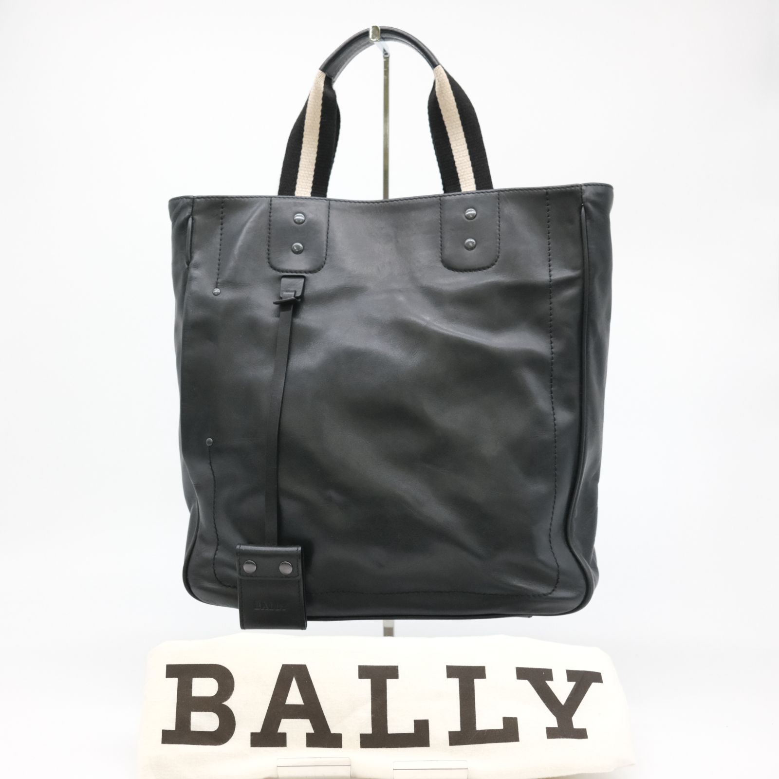 BALLY トレインスポッティング ハンドバッグ トートバッグ レザー 黒 A4-