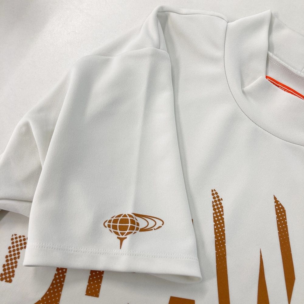 サイズ L BEAMS GOLF ビームスゴルフ モデル ハイネック 半袖Tシャツ ロゴ総柄 ホワイト系 240101534817 ゴルフウェア メンズ ストスト LLC-HASEGAWATOSO_COM